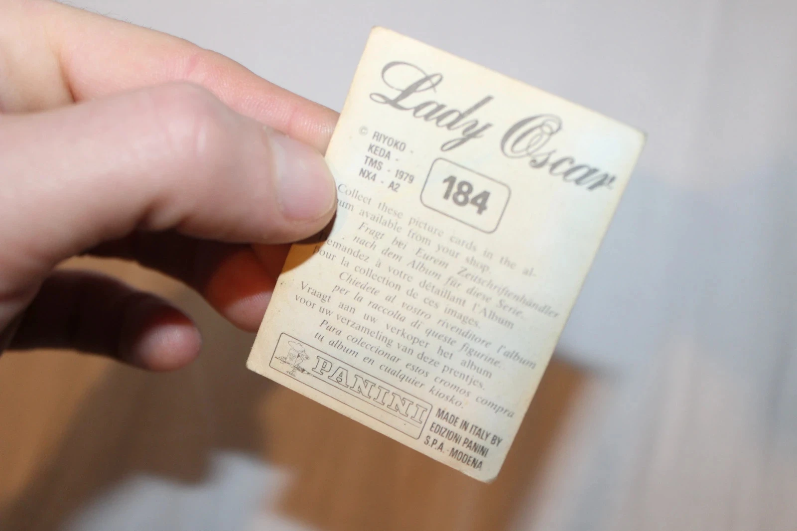 Lady Oscar Sticker N°184 1979 – photo 2